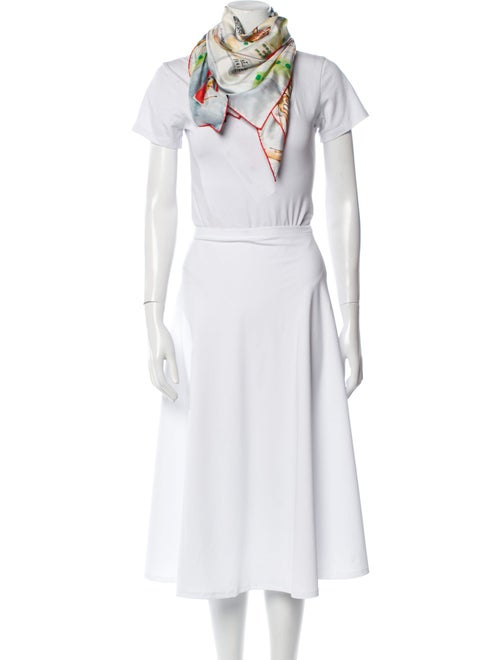 CH Carolina Herrera Silk Printed Scarf