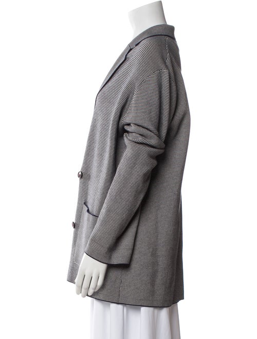 Carolina Herrera Houndstooth Print Coat