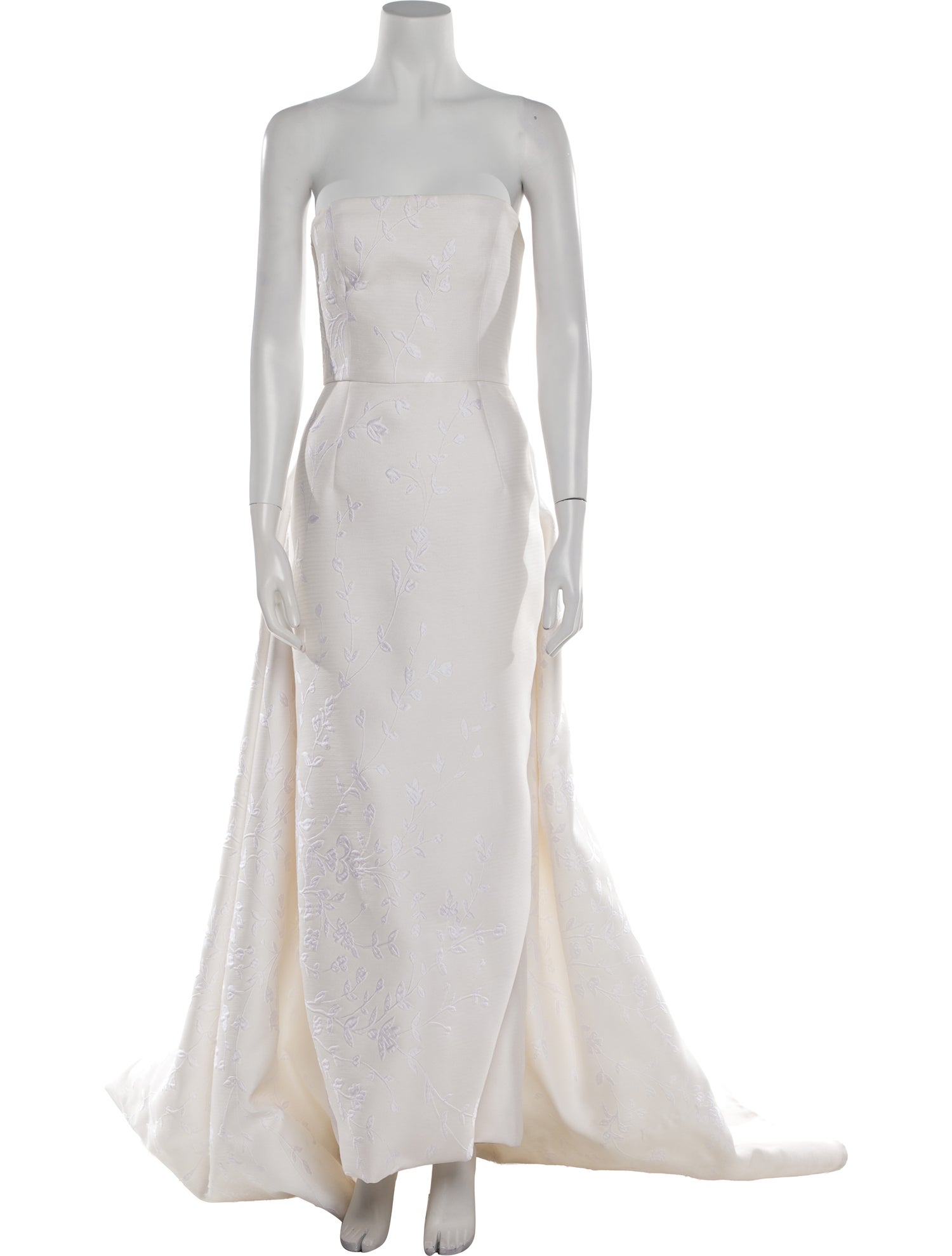 Carolina Herrera Strapless Long Dress