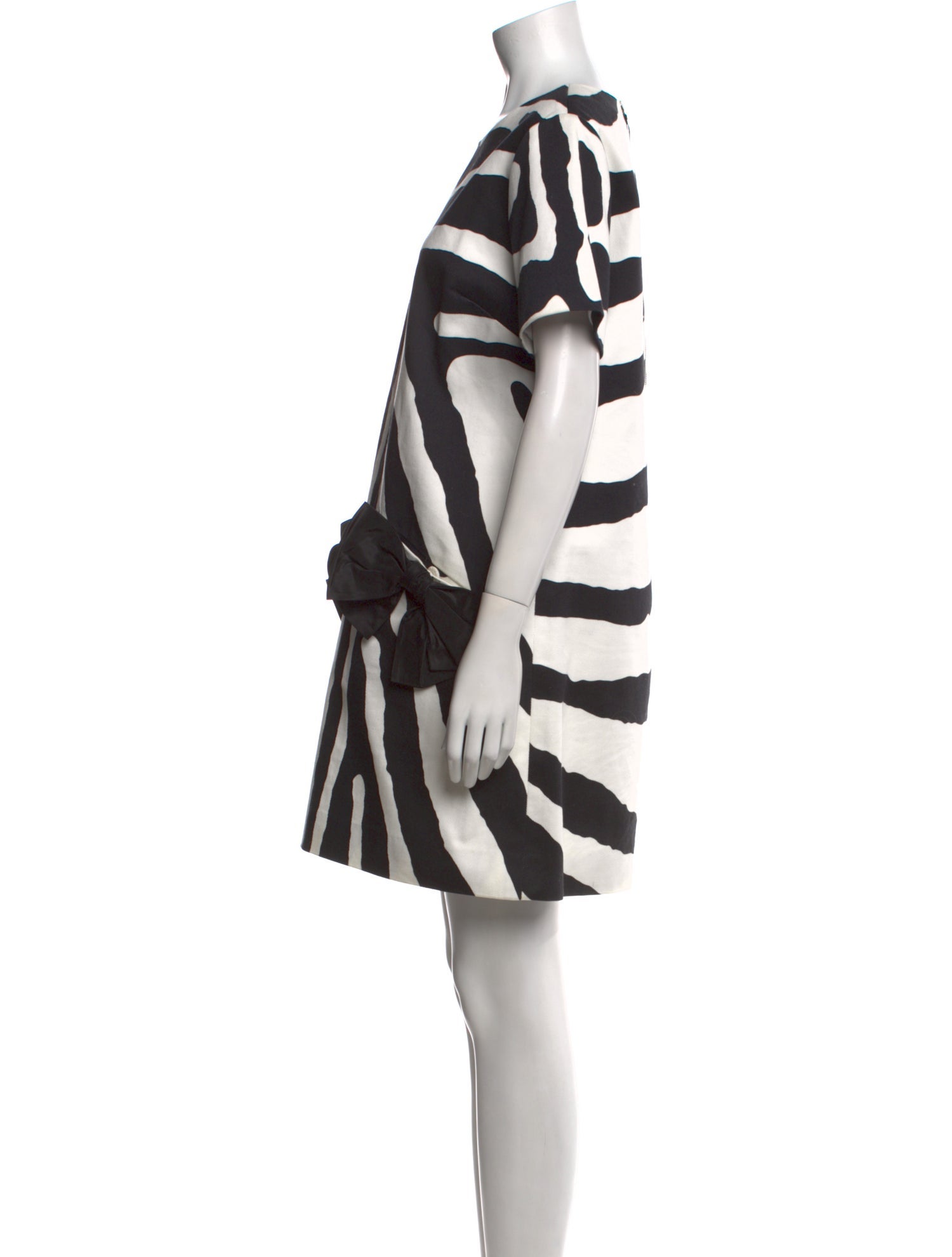 Carolina Herrera Animal Print Mini Dress