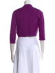 Carolina Herrera Merino Wool Open Front Sweater
