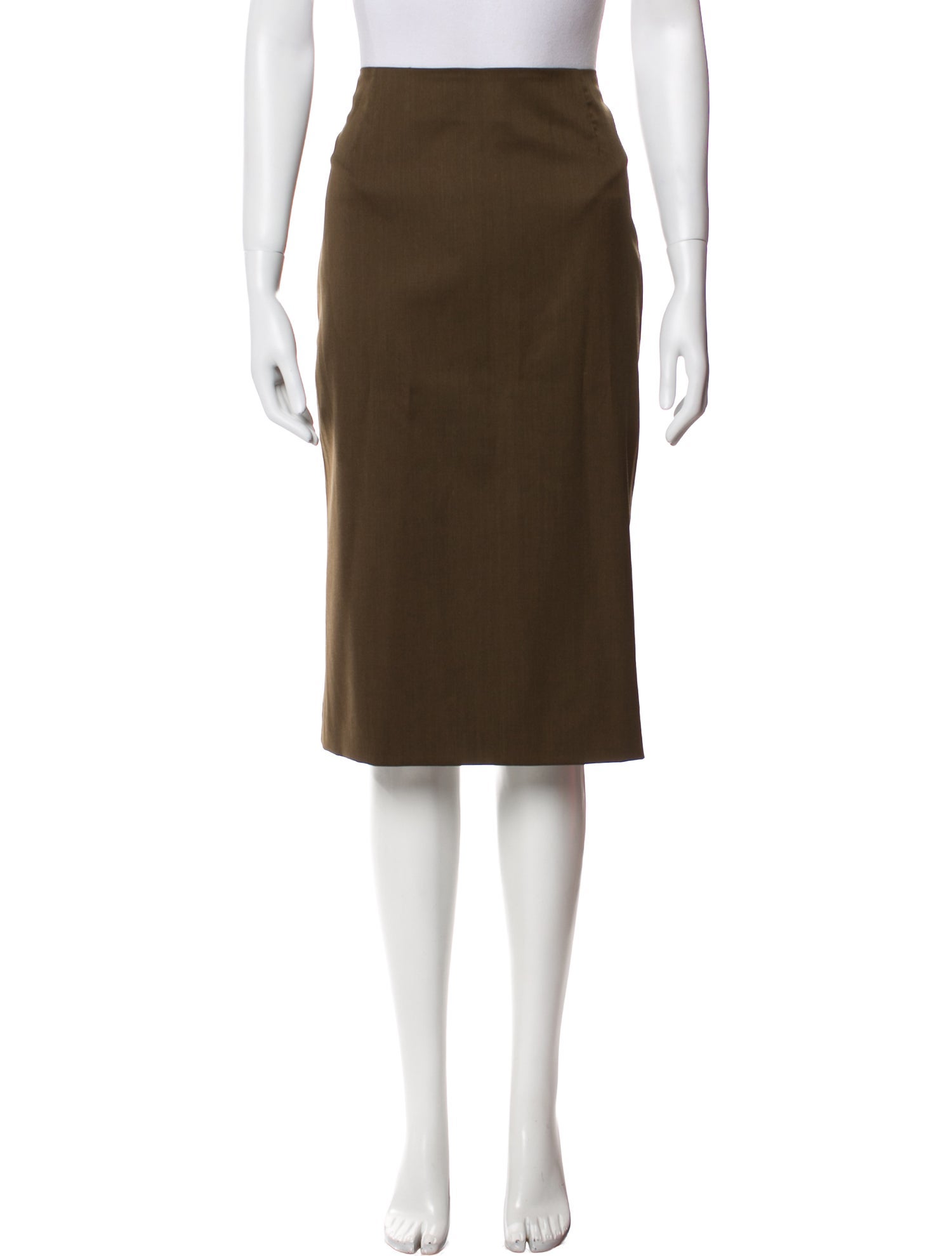 Carolina Herrera Virgin Wool Knee-Length Skirt