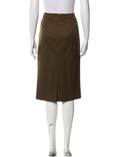 Carolina Herrera Virgin Wool Knee-Length Skirt