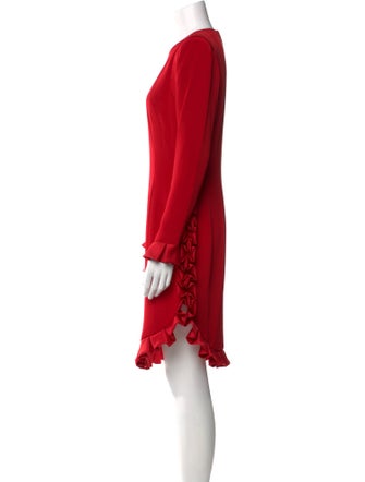 Carolina Herrera Silk Knee-Length Dress