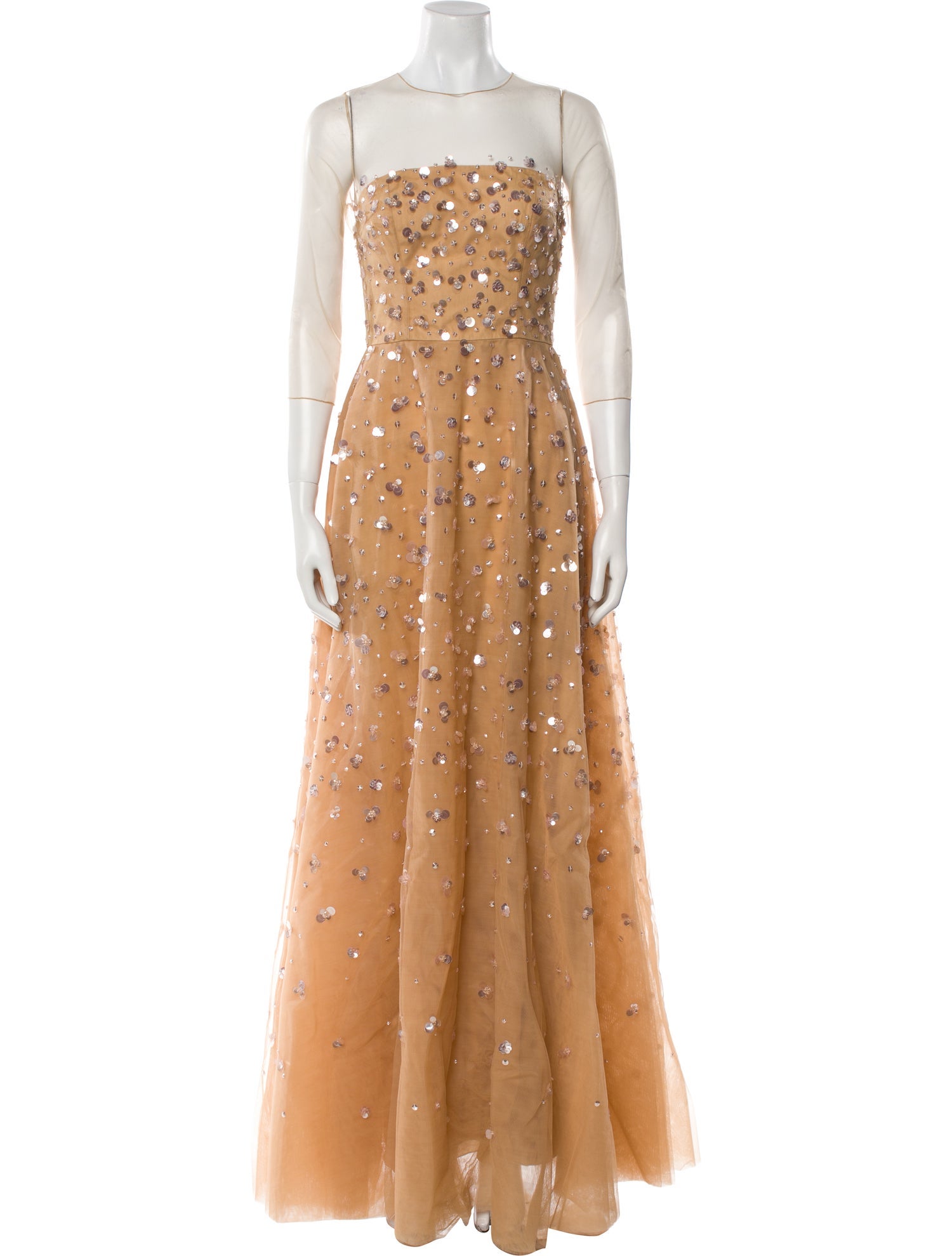 Carolina Herrera Nylon Long Dress