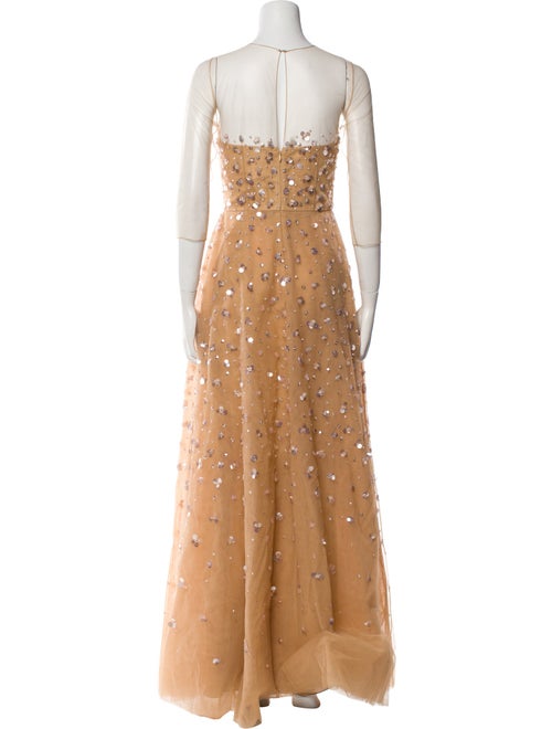 Carolina Herrera Nylon Long Dress