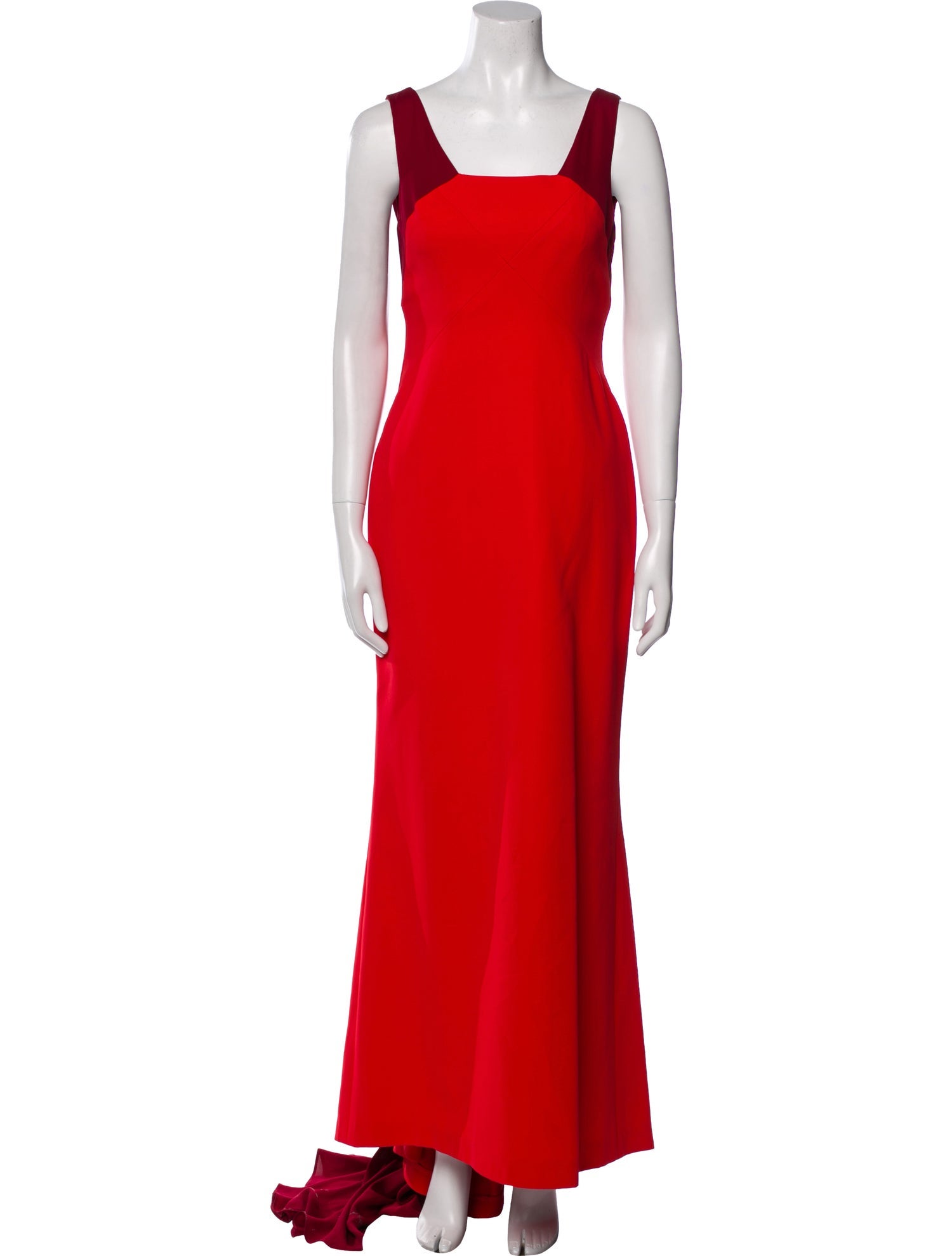 Carolina Herrera Square Neckline Long Dress w/ Tags