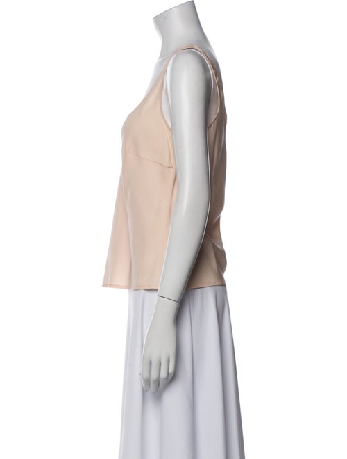 Carolina Herrera Silk Square Neckline Top