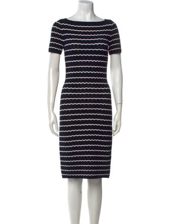 Carolina Herrera Striped Knee-Length Dress