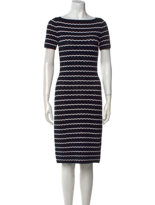 Carolina Herrera Striped Knee-Length Dress
