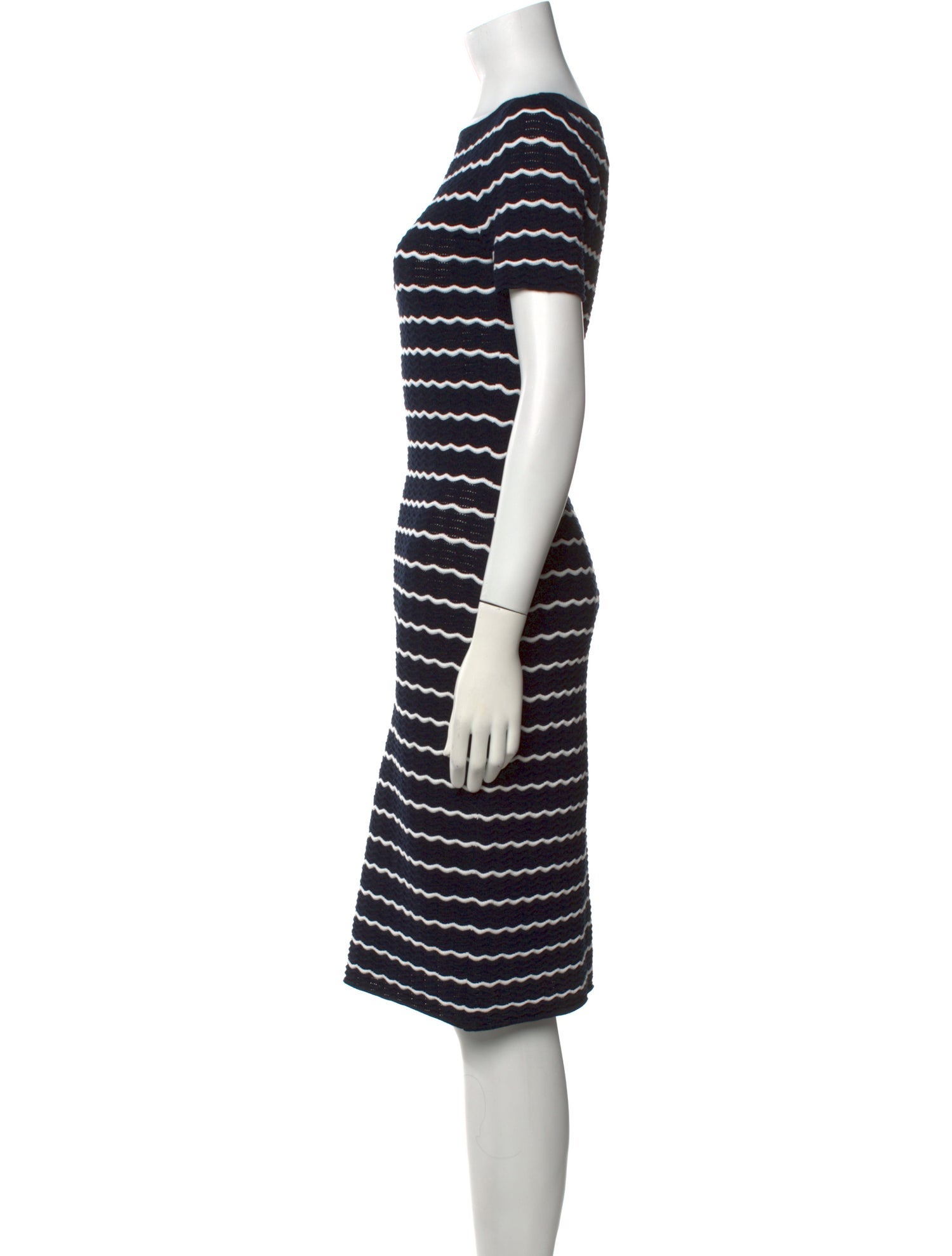 Carolina Herrera Striped Knee-Length Dress