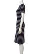 Carolina Herrera Striped Knee-Length Dress