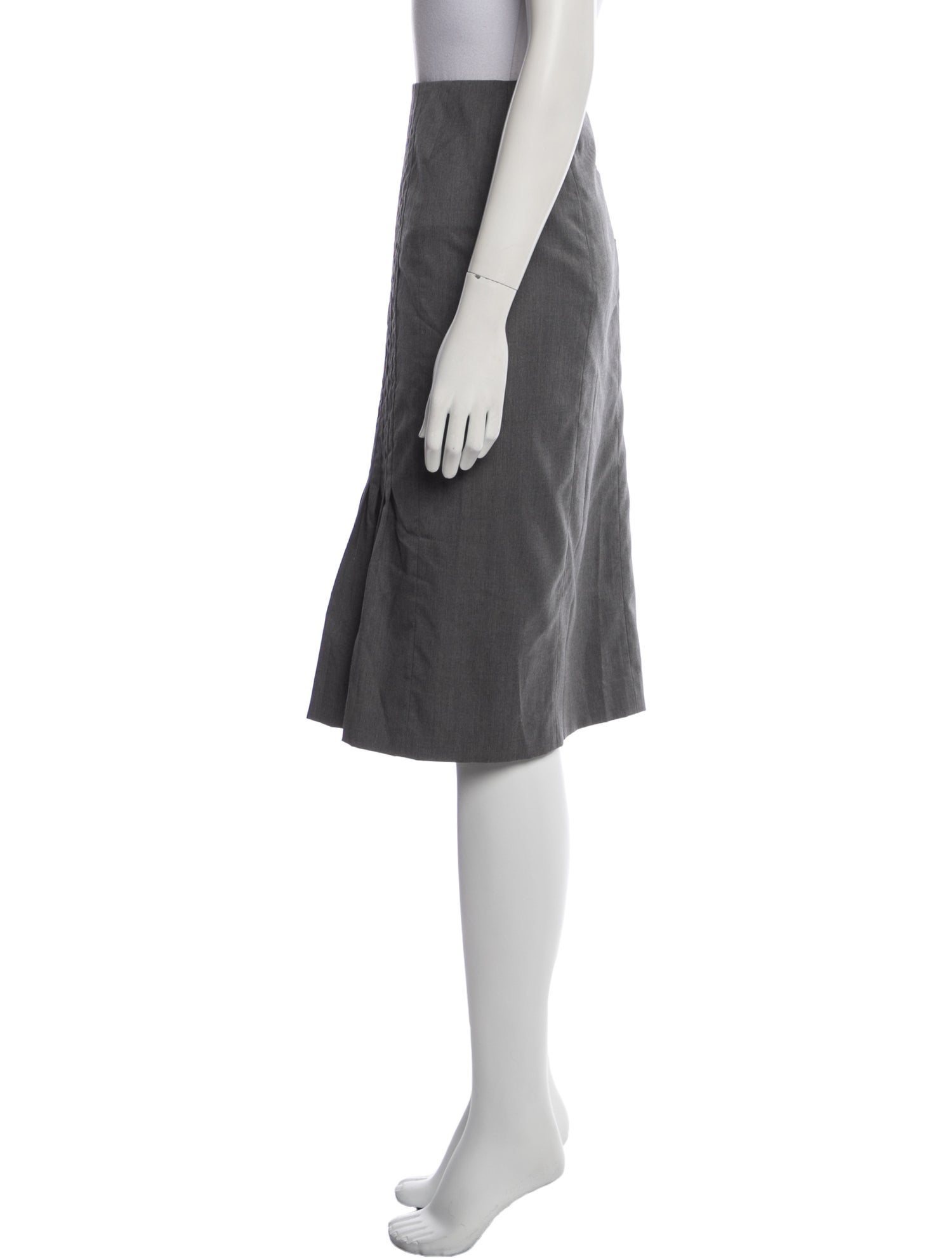 Carolina Herrera Wool Knee-Length Skirt