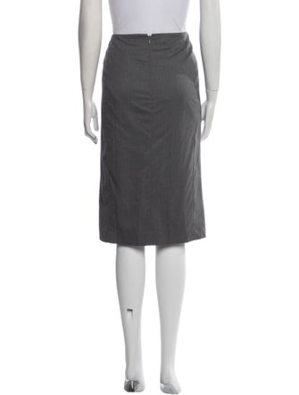 Carolina Herrera Wool Knee-Length Skirt