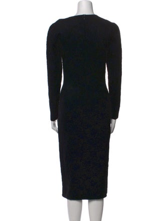 Carolina Herrera Printed Midi Length Dress