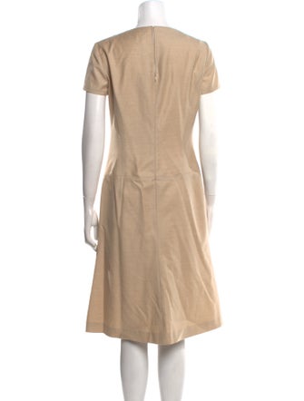 Carolina Herrera Virgin Wool Midi Length Dress