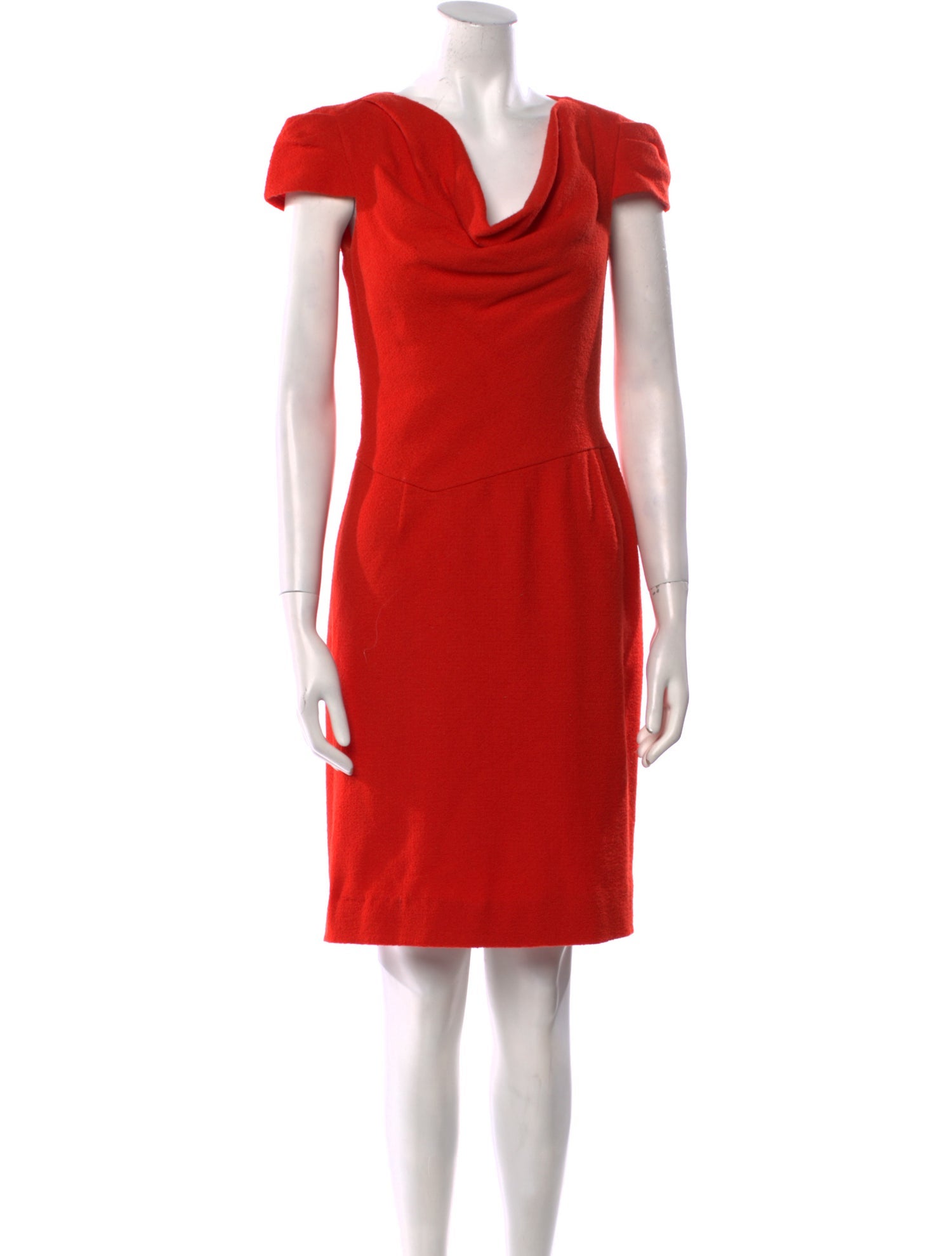 Carolina Herrera Virgin Wool Knee-Length Dress