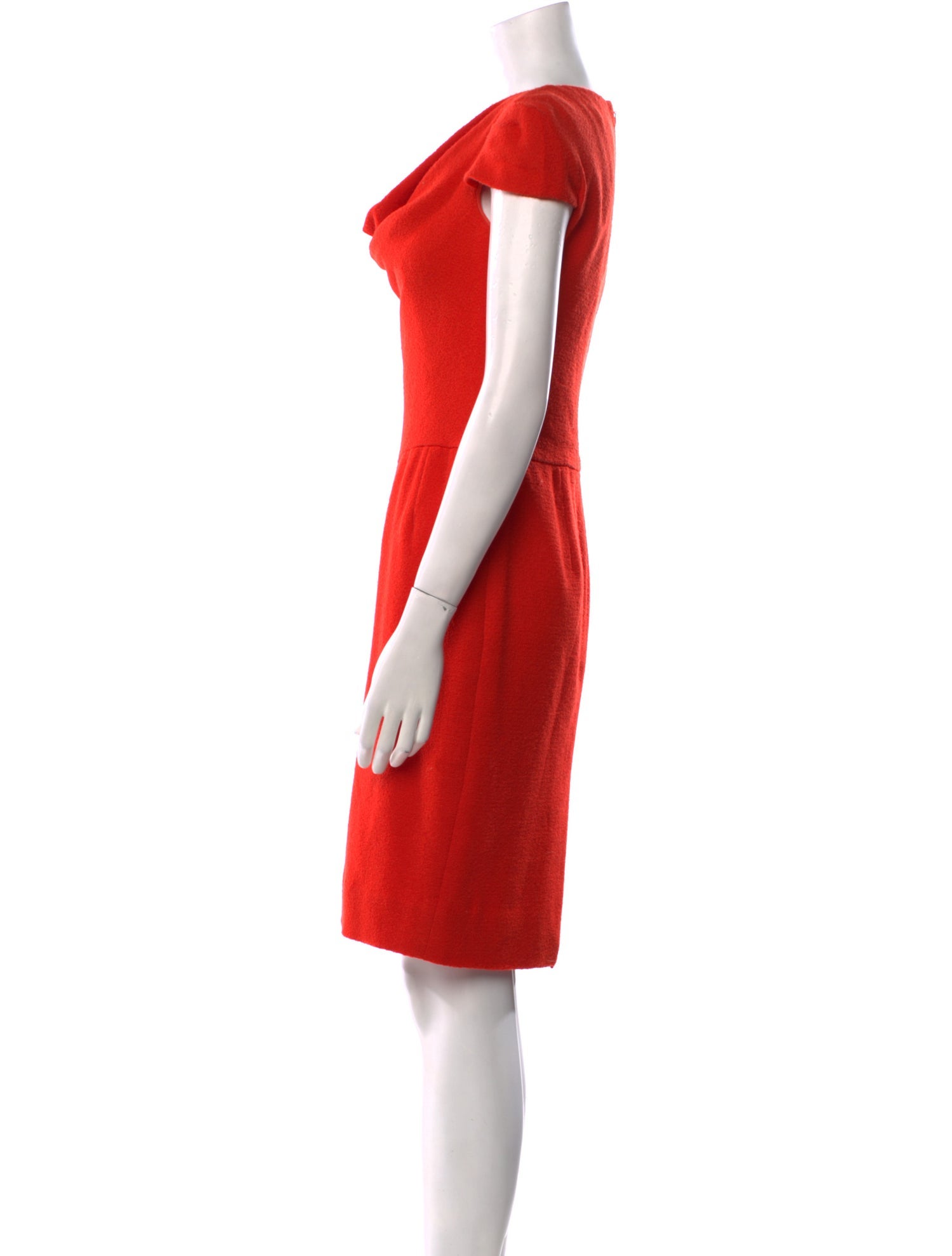 Carolina Herrera Virgin Wool Knee-Length Dress