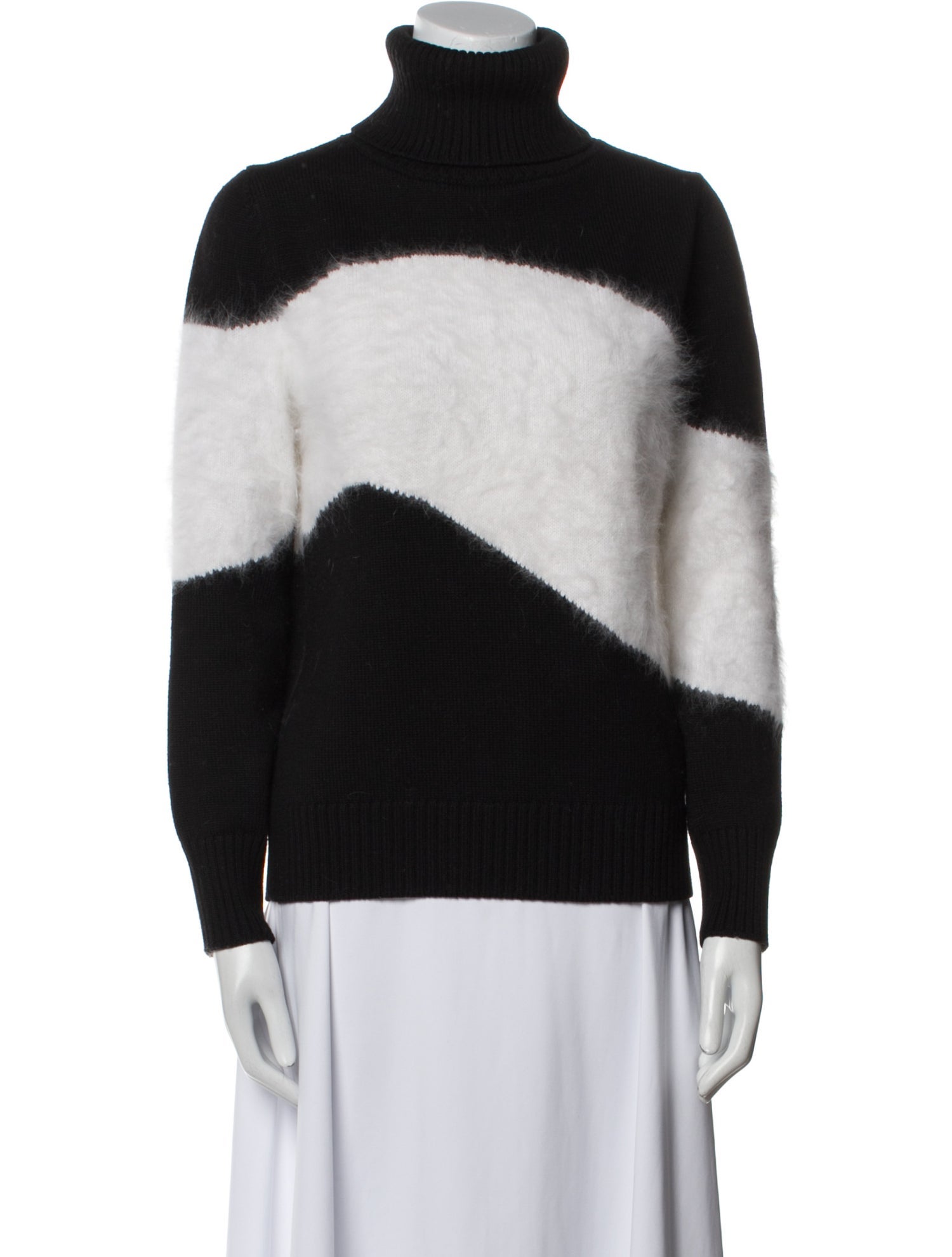 Carolina Herrera Virgin Wool Striped Sweater