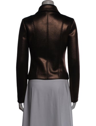 Carolina Herrera Printed Biker Jacket