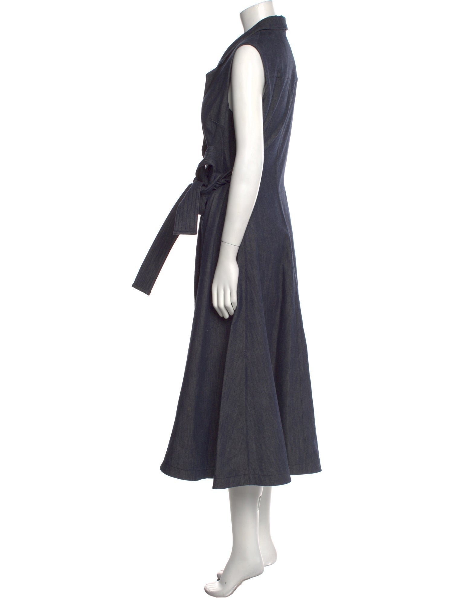 Carolina Herrera V-Neck Long Dress