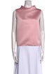 Carolina Herrera Cowl Neck Sleeveless Top