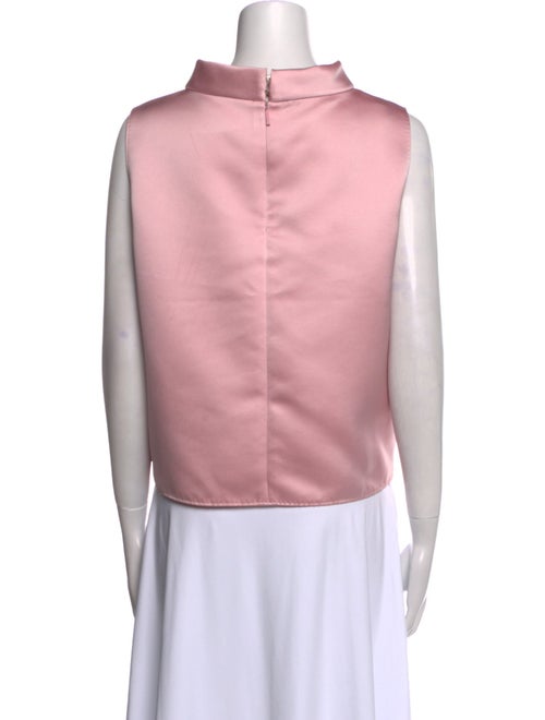 Carolina Herrera Cowl Neck Sleeveless Top