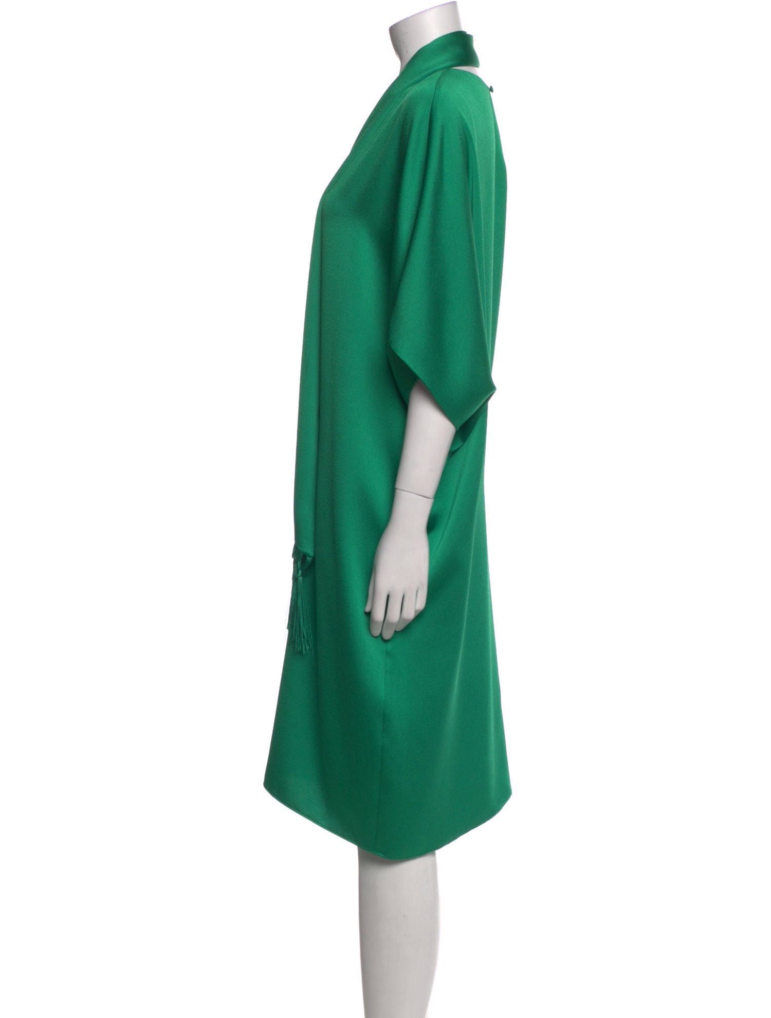 Carolina Herrera Mock Neck Knee-Length Dress