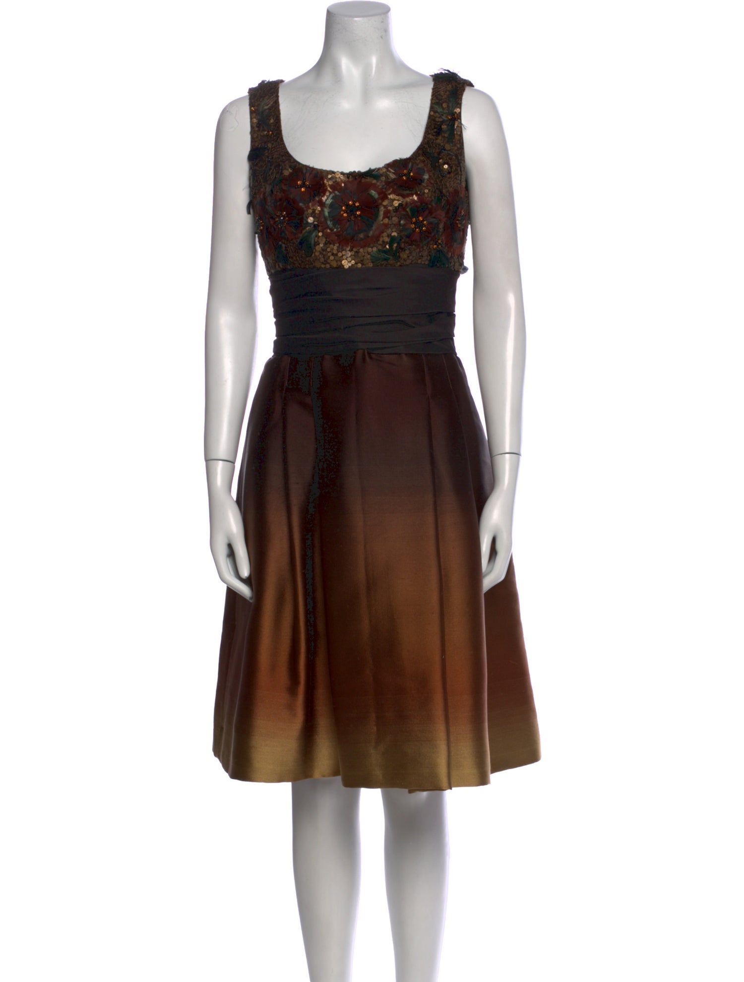 Carolina Herrera Printed Knee-Length Dress