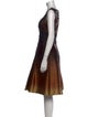 Carolina Herrera Printed Knee-Length Dress