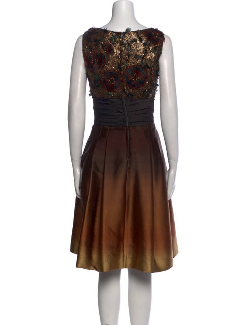 Carolina Herrera Printed Knee-Length Dress