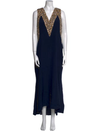 Carolina Herrera Silk Long Dress