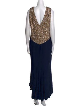 Carolina Herrera Silk Long Dress