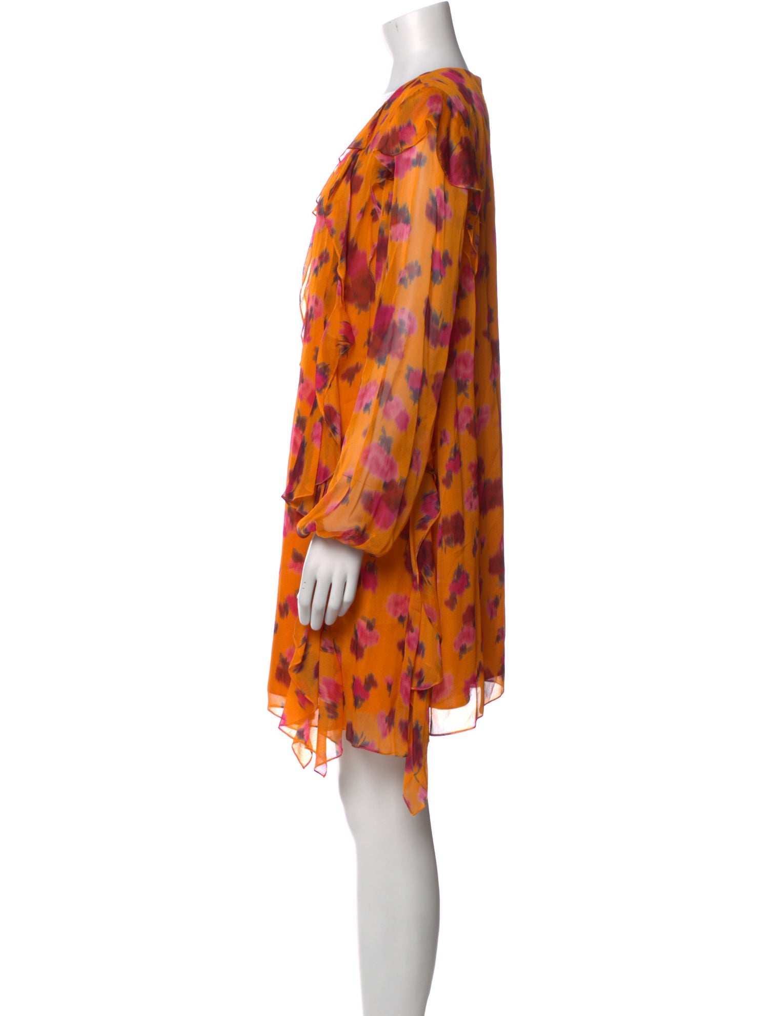 Carolina Herrera Tie-Dye Print Mini Dress