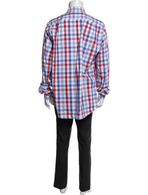 Carolina Herrera Plaid Print Long Sleeve Shirt