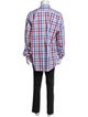 Carolina Herrera Plaid Print Long Sleeve Shirt