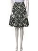 Carolina Herrera Floral Print Knee-Length Skirt
