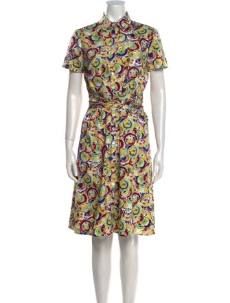 Carolina Herrera Printed Knee-Length Dress