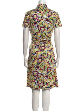 Carolina Herrera Printed Knee-Length Dress