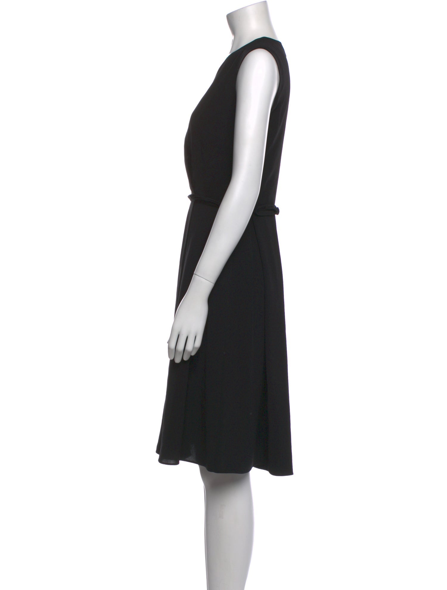 CH Carolina Herrera V-Neck Knee-Length Dress