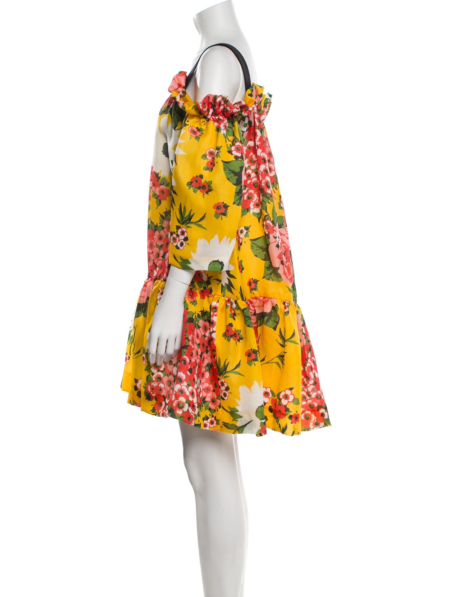 Carolina Herrera Floral Print Mini Dress