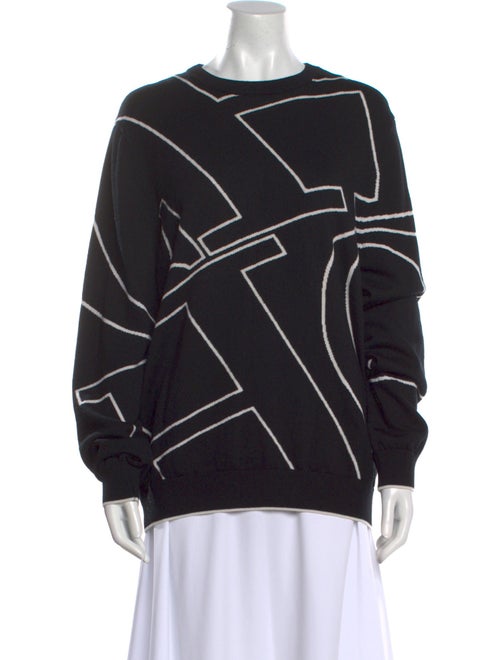 Carolina Herrera Merino Wool Printed Sweatshirt