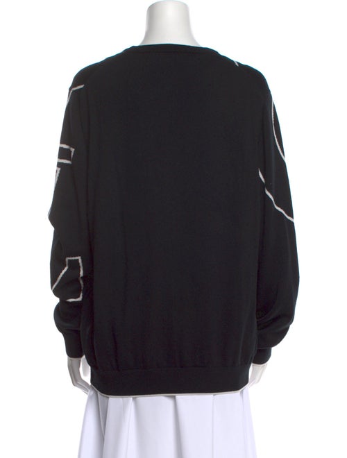 Carolina Herrera Merino Wool Printed Sweatshirt