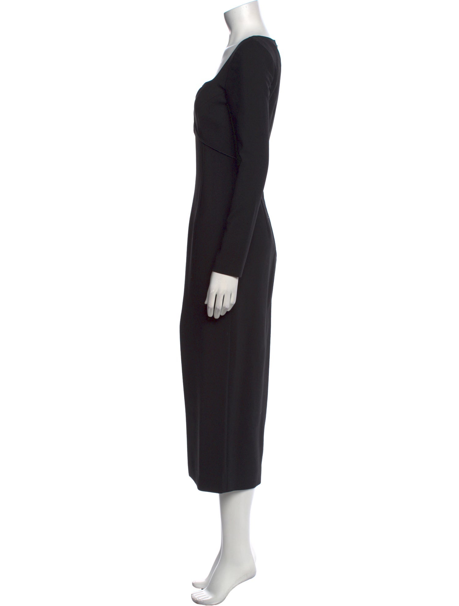 Carolina Herrera Virgin Wool Long Dress