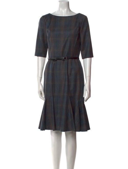 Carolina Herrera Wool Knee-Length Dress