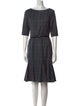 Carolina Herrera Wool Knee-Length Dress