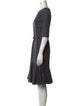 Carolina Herrera Wool Knee-Length Dress