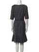Carolina Herrera Wool Knee-Length Dress