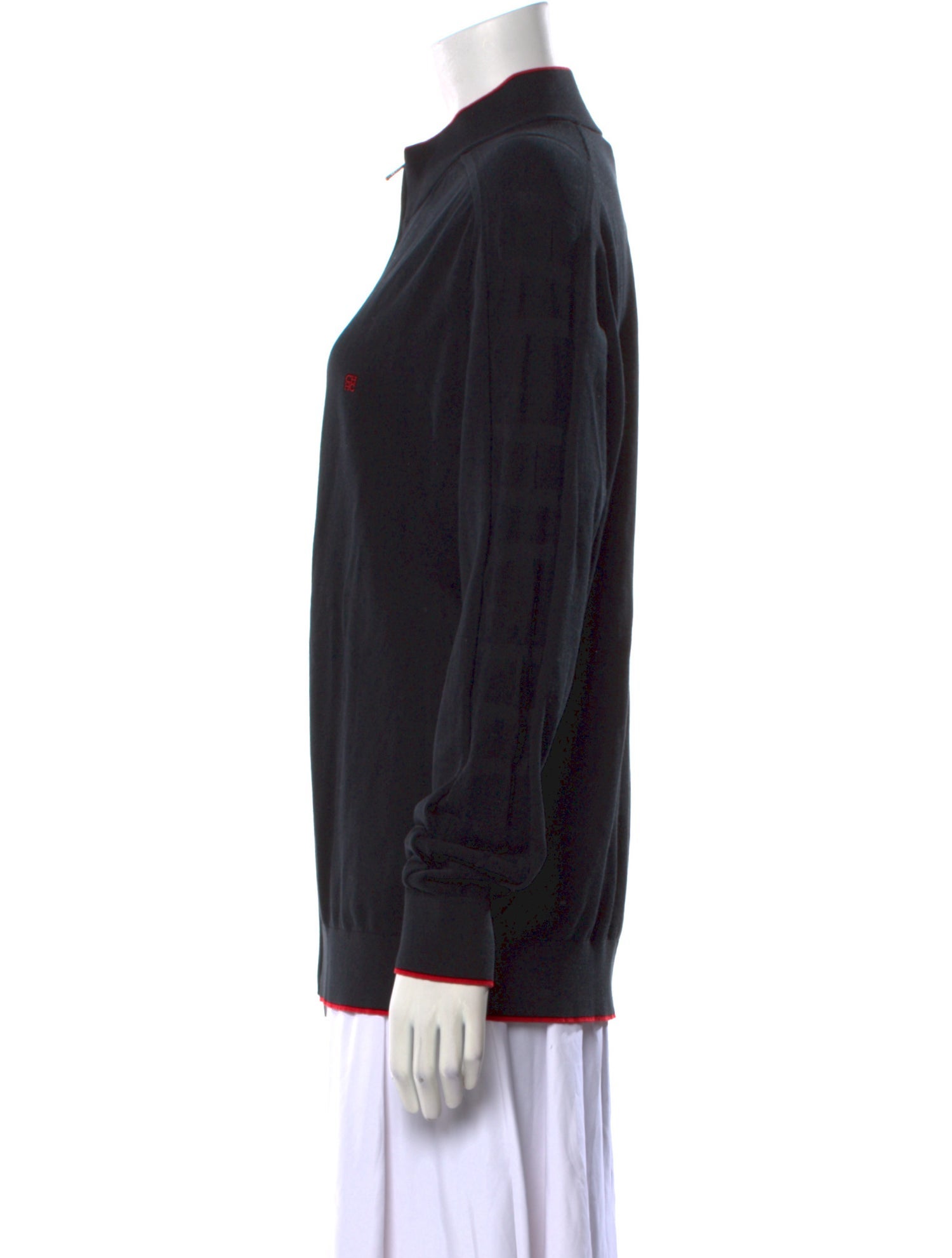 Carolina Herrera Mock Neck Long Sleeve Sweatshirt w/ Tags