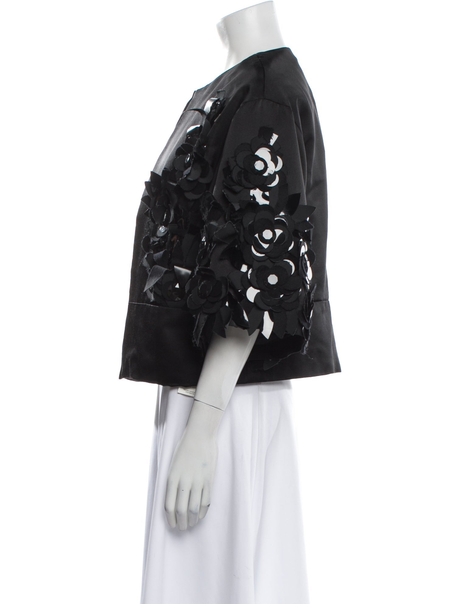 Carolina Herrera Silk Evening Jacket